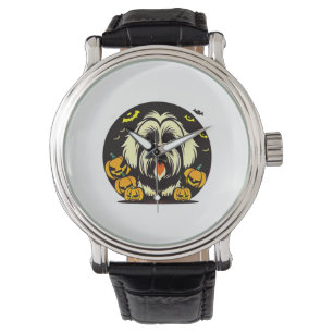 Lhasa Apso dog halloween Watch