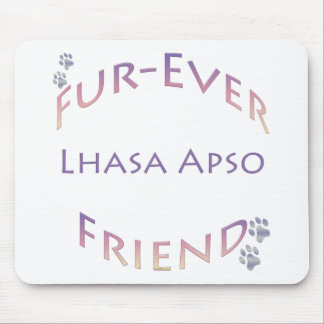 Lhasa Apso Furever Mouse Pad