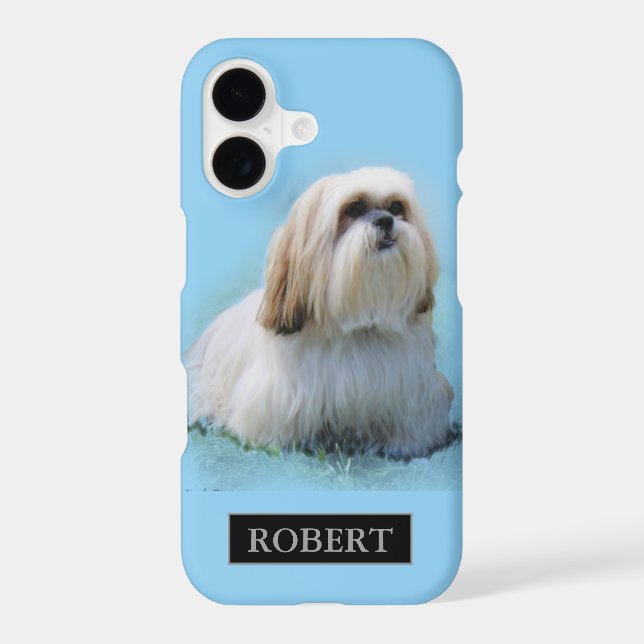 Lhasa Apso Iphone Case (Back)