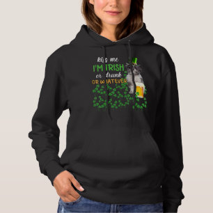 Lhasa Apso Kiss Me I'm Irish Or Drunk Or Whatever Hoodie