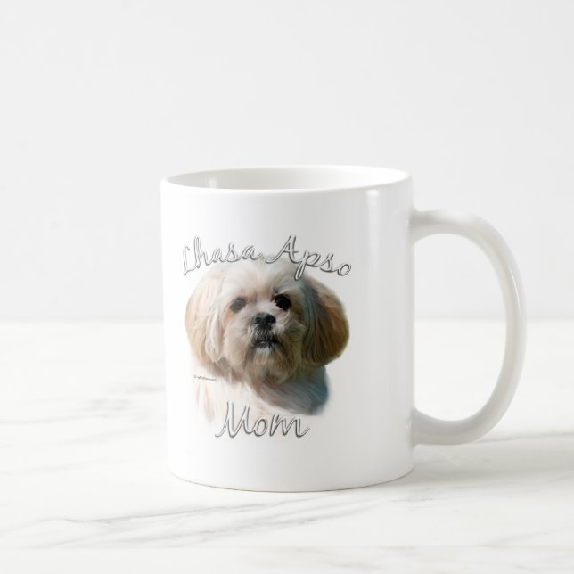 Lhasa Apso Mom 2 Coffee Mug (Right)