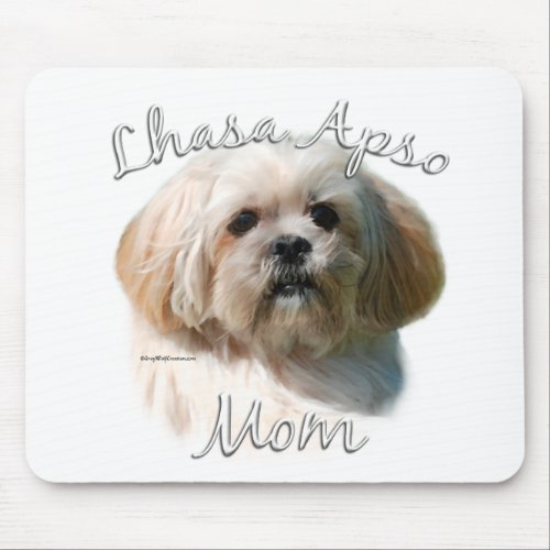 Lhasa Apso Mom 2 Mouse Pad
