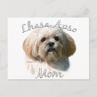 Lhasa Apso Mom 2 Postcard