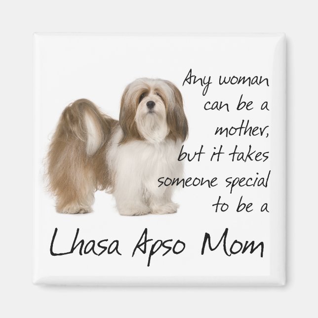 Lhasa Apso Mom Magnet (Front)