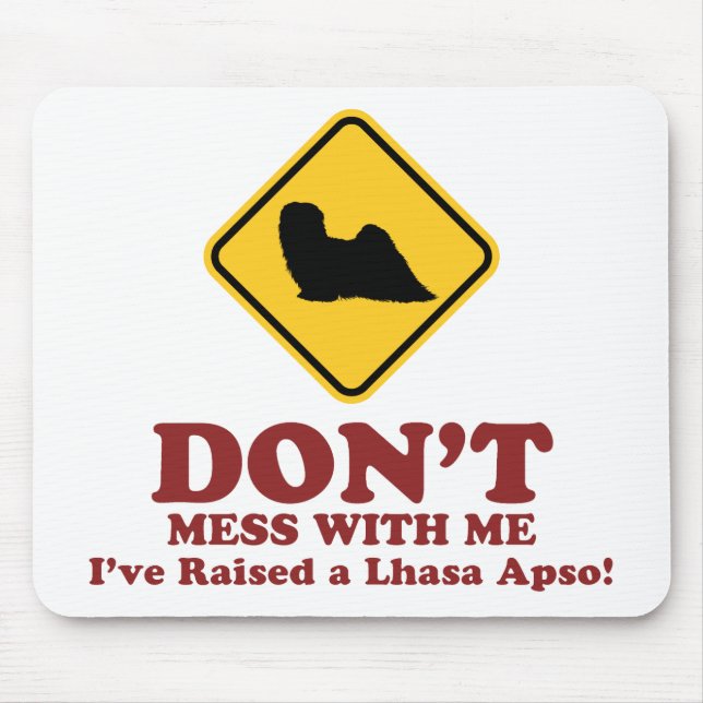 Lhasa Apso Mouse Pad (Front)
