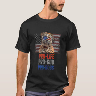 Lhasa Apso Pro Life Pro God Pro Dogs T-Shirt