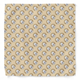 Lhasa Apso Puppy Painting - Cute Original Dog Art Bandana