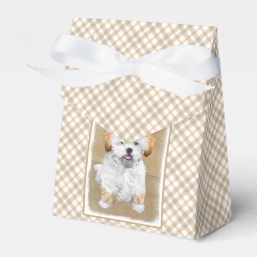 Lhasa Apso Puppy Painting _ Cute Original Dog Art Favor Boxes