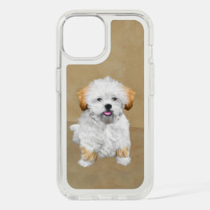 Lhasa Apso Puppy Painting - Cute Original Dog Art iPhone 15 Case
