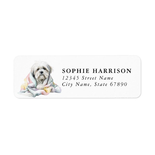 Lhasa Apso Return Address Labels (Front)