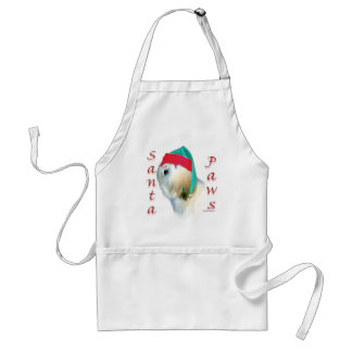 Lhasa Apso Santa Paws Adult Apron