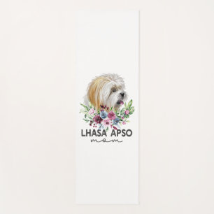 Lhasa Apso Shirt Gifts Dog Mom Yoga Mat