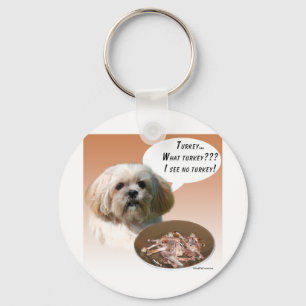 Lhasa Apso Turkey Keychain