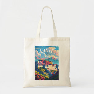 Lhasa Tibet Travel Art Vintage Tote Bag