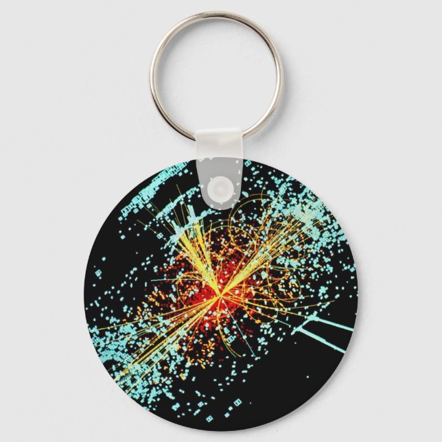 LHC Collision Keychain (Front)