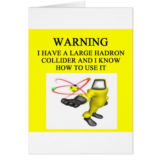 LHC large hadron collider Cards (Front)