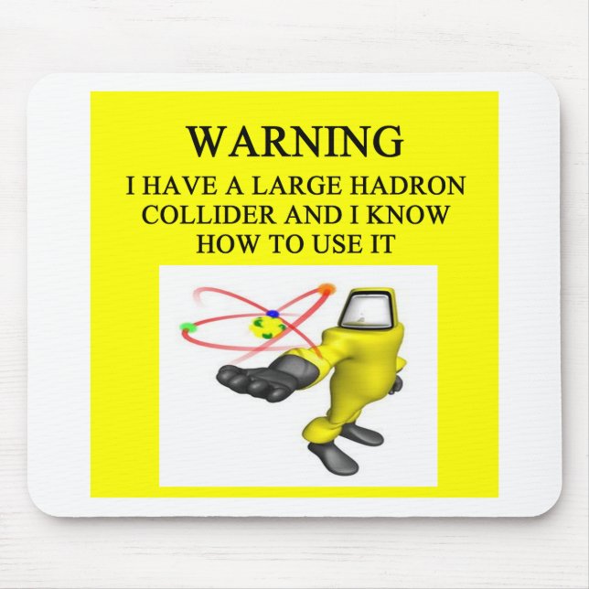 LHC large hadron collider Mouse Pad (Front)