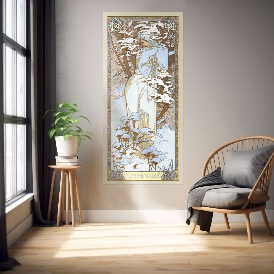 L'Hiver Season Art Nouveau Alphonse Mucha Poster (Creator Uploaded)