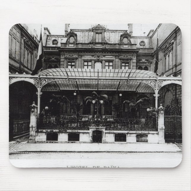L'Hotel de Paiva on the Champs-Elysees Mouse Pad (Front)