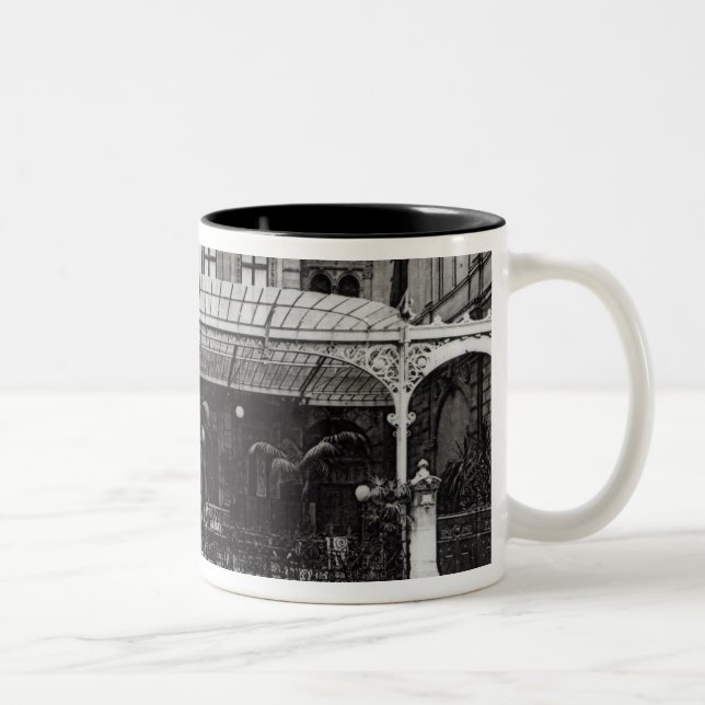 L'Hotel de Paiva on the Champs-Elysees Two-Tone Coffee Mug (Right)