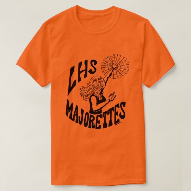 LHS Band Majorettes T-shirt (Design Front)