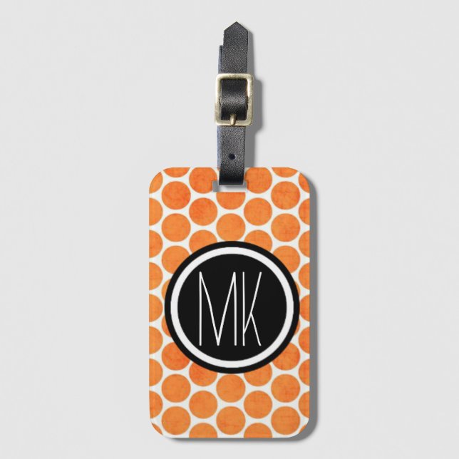 LHS Monogram 2 Luggage Tag (Front Vertical)