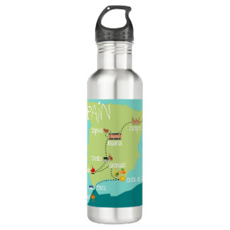 LHS to Spain 2 Water Bottle