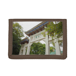 Li Garden Series: Gateway of Serenity Tri-fold Wallet