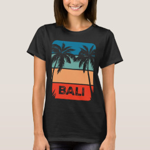 Li Indonesia Vintage Surfing Sunset Souvenir T-Shirt
