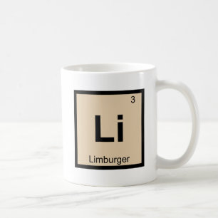 Li - Limburger Cheese Chemistry Periodic Table Coffee Mug