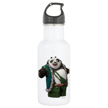 Li - Po's Dad Stainless Steel Water Bottle by kungfupanda at Zazzle