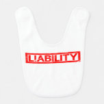 Liability Stamp Baby Bib