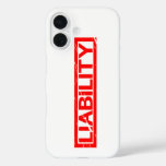 Liability Stamp iPhone 16 Case