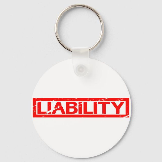 Liability Stamp Keychain (Front)