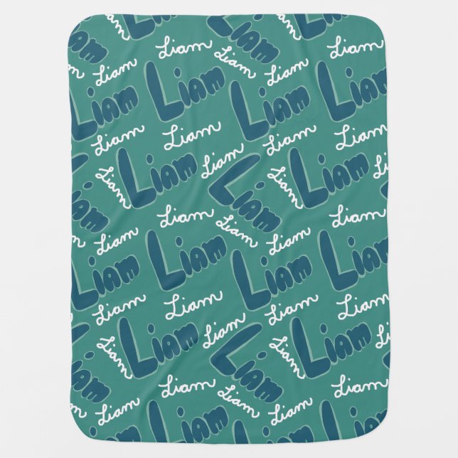 Liam Baby Blanket (Front)