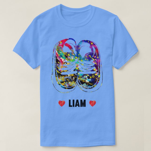 Liam Baby Name T-Shirt (Design Front)