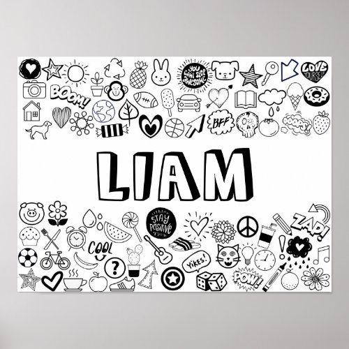 LIAM Colour_it_Yourself Outline Design Poster