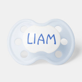 Liam Custom Name Boy's Infant Pacifier