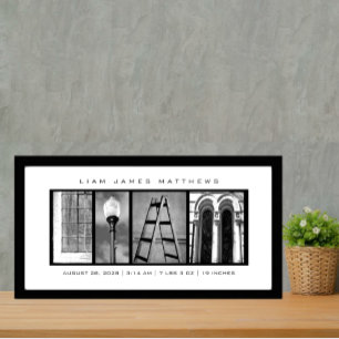 "Liam" Custom Text unframed Photo Print