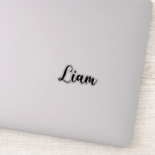 Liam Name - Handwritten Calligraphy Sticker