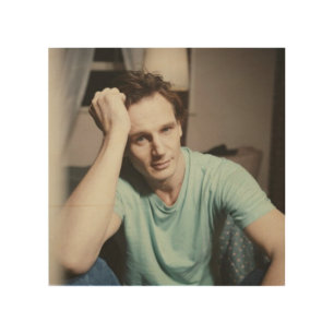 liam neeson young wood wall art