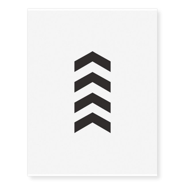 Liam Payne temporary arrow tattoo (Front)