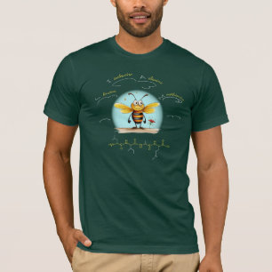 LIAM peptide, Bee-4 w/ custom text, dark T-Shirt