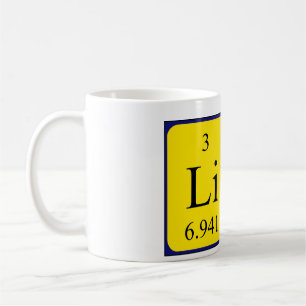 Liam periodic table name mug