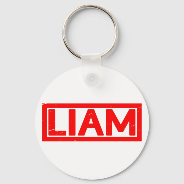 Liam Stamp Keychain (Front)