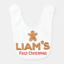 Liam's First Christmas Gingerbread Personalized