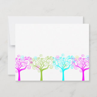 Liana Claire Shimmery Bat Mitzvah Sweet 16 Thank Note Card