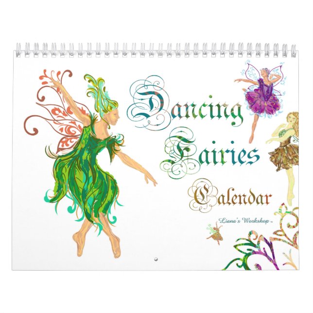 Liana's Workshop Dancing Fairies Calendar (Cover)