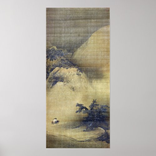 Liang Kai Snowy Scenery Poster