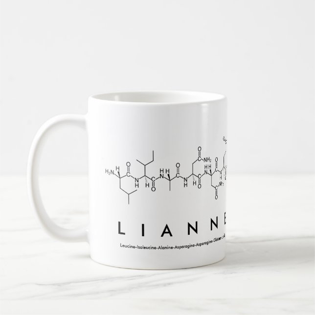 Lianne peptide name mug (Left)